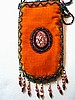 Orange large cell phone holder